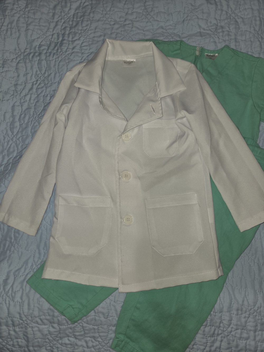Spirit Kids' Teal Green Medical Scrub Top
